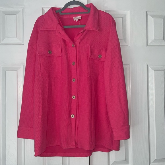 Pink Shacket - Picture 2 of 4